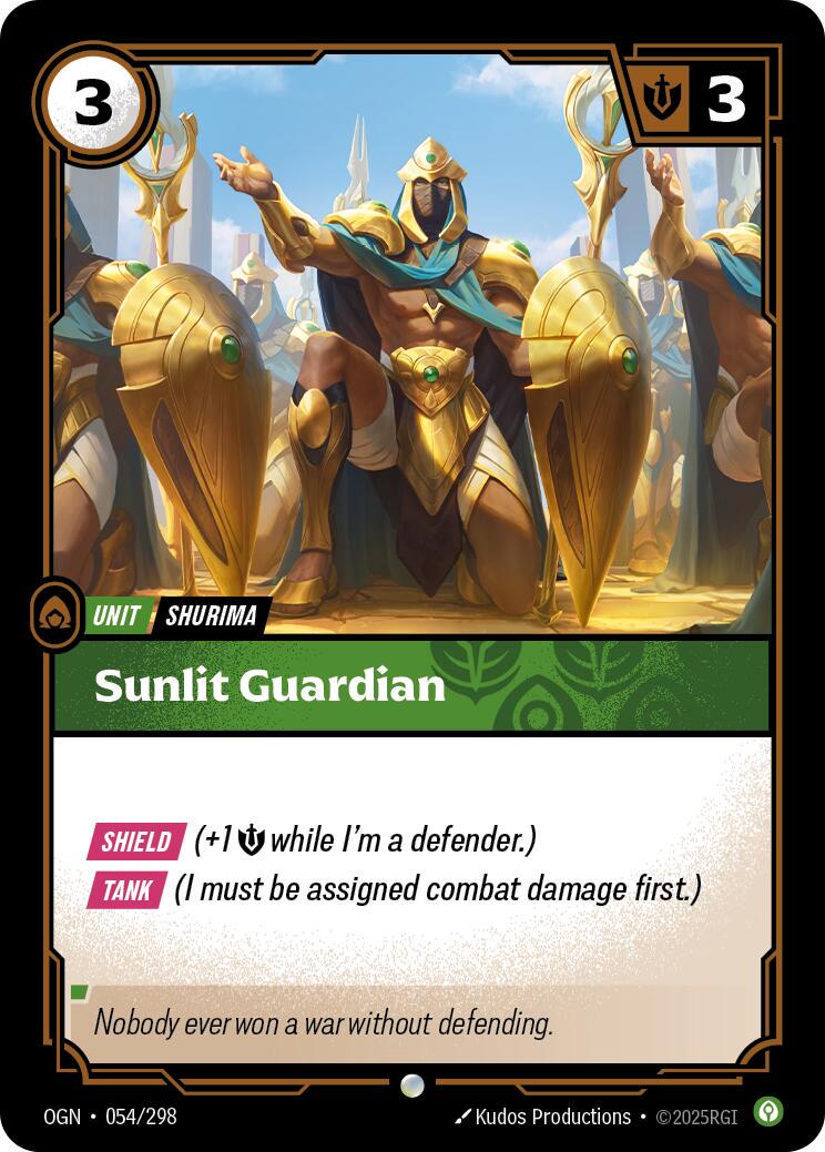 Sunlit Guardian front
