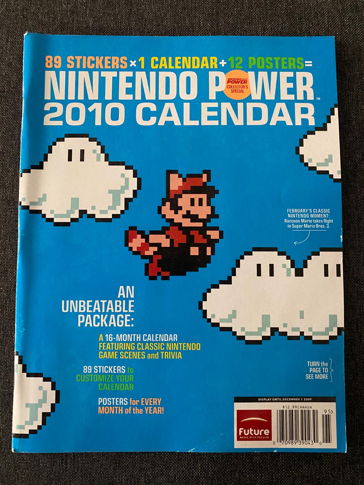 Nintendo Power 2010 Calendar Nintendo Power