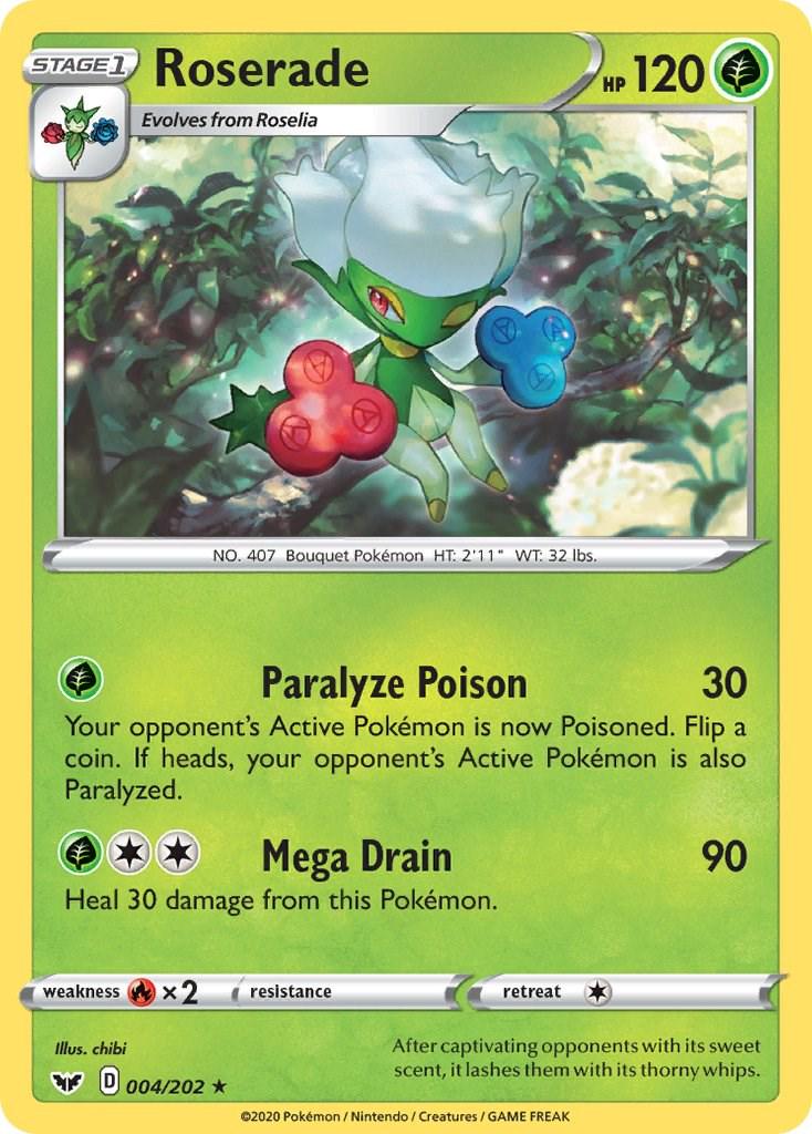 Roserade #4 Pokemon Sword & Shield