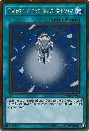 Charge of the Light Brigade PGL2-EN052 YuGiOh Premium Gold: Return of the Bling