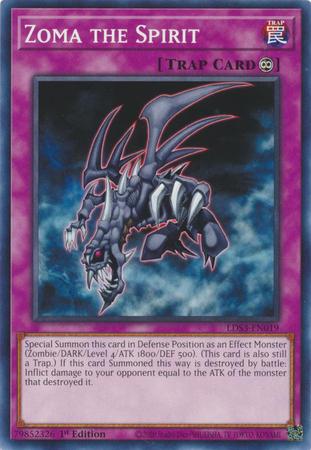 Zoma the Spirit LDS3-EN019 YuGiOh Legendary Duelists: Season 3