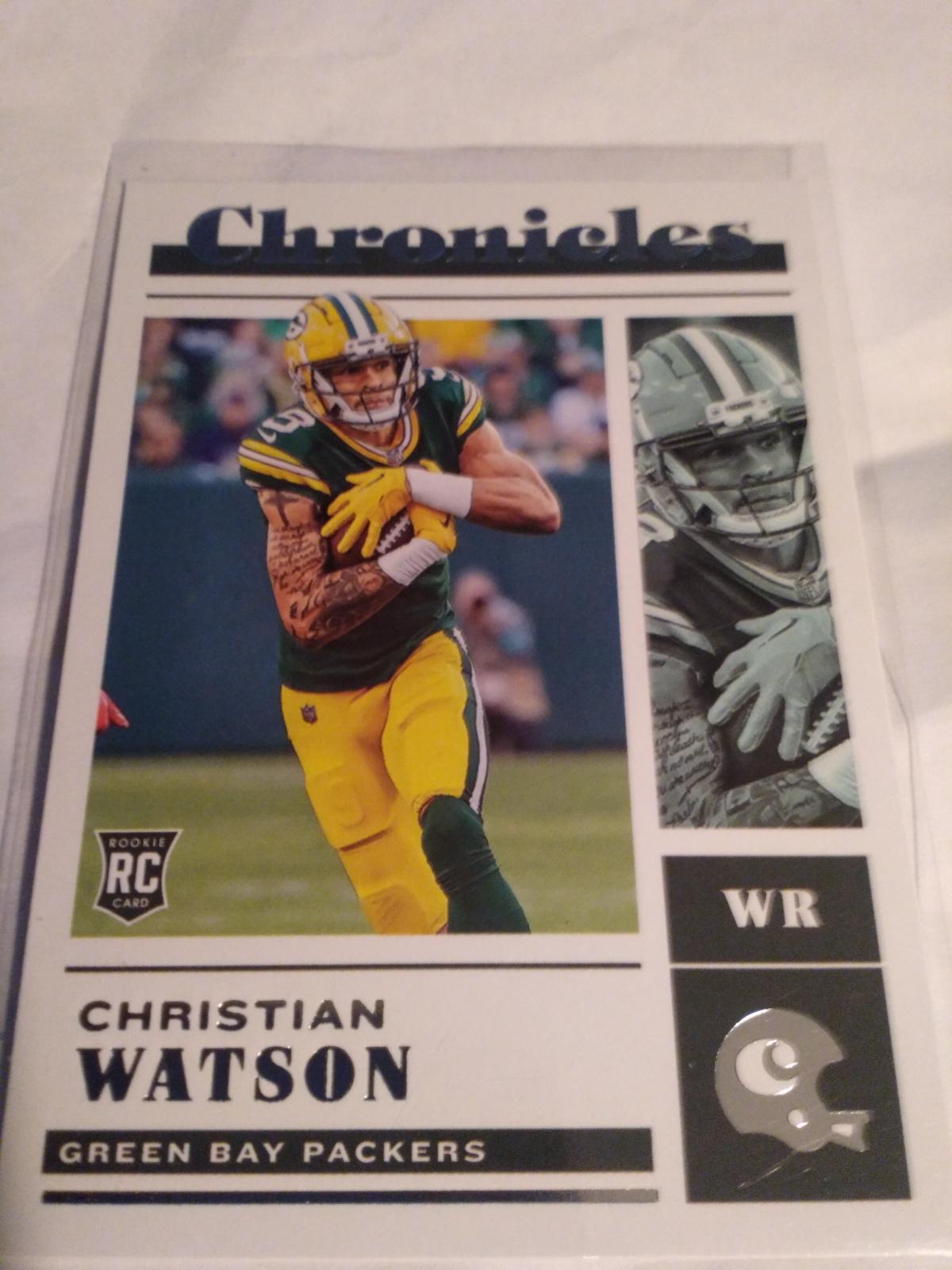 Christian Watson #39 Football Cards 2022 Panini Chronicles