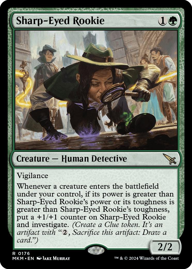 Sharp-Eyed Rookie #176 Magic Murders at Karlov Manor