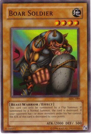 Boar Soldier MRL-089 YuGiOh Magic Ruler