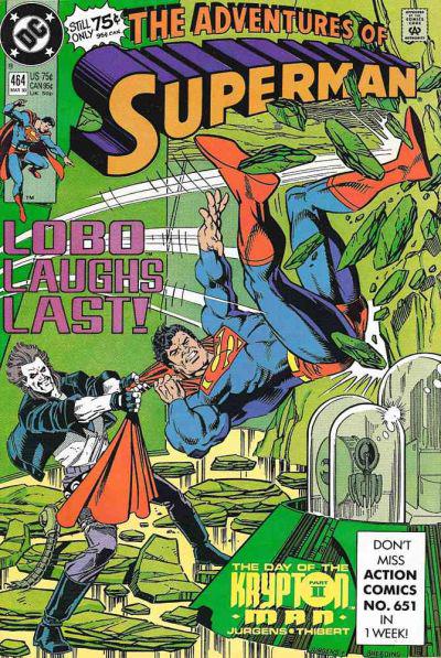 Adventures of Superman #464 (1990) Comic Books Adventures of Superman