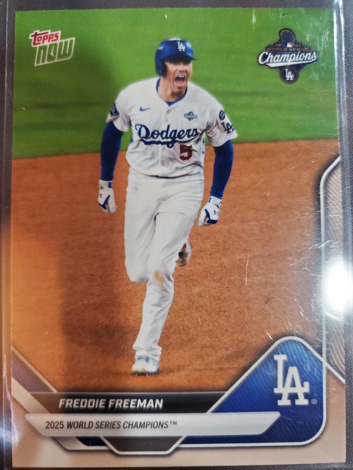 Freddie Freeman [SP] #WS-5SP Prices | 2025 Topps Now World Series