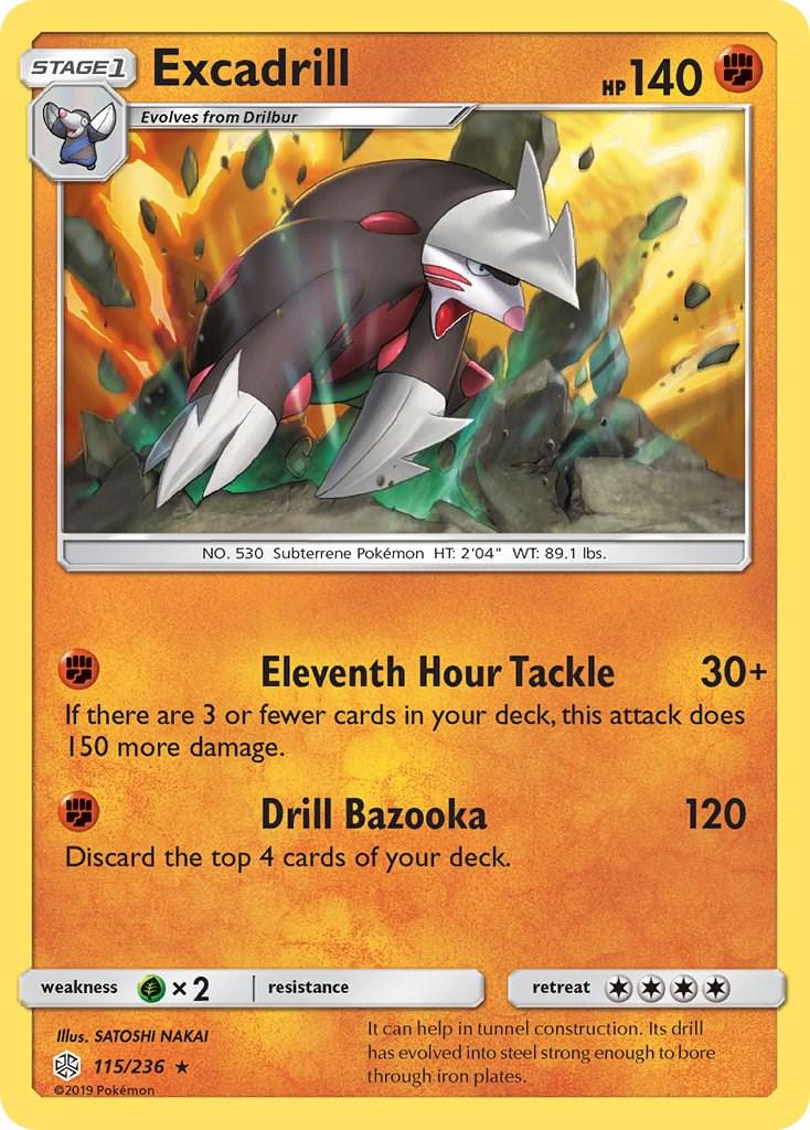 Excadrill #115 Pokemon Cosmic Eclipse