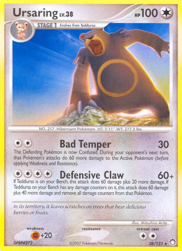Ursaring #38 Pokemon Mysterious Treasures