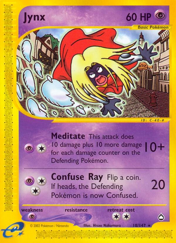 Jynx #18 Pokemon Aquapolis