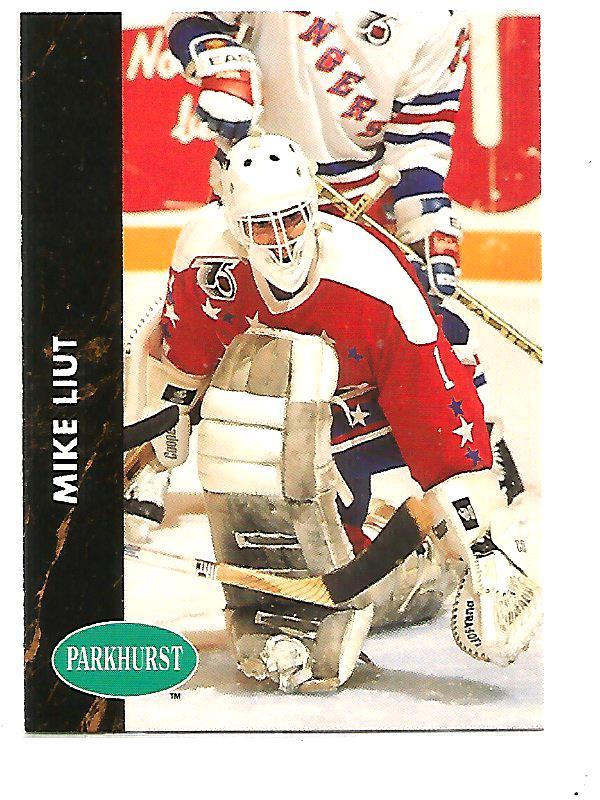 Mike Liut #196 1991-92 Parkhurst Hockey