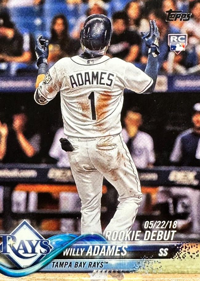 Willy Adames #US25 Baseball Cards 2018 Topps Update