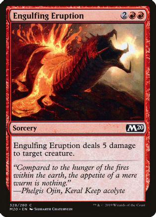 Engulfing Eruption #328 Magic Core Set 2020