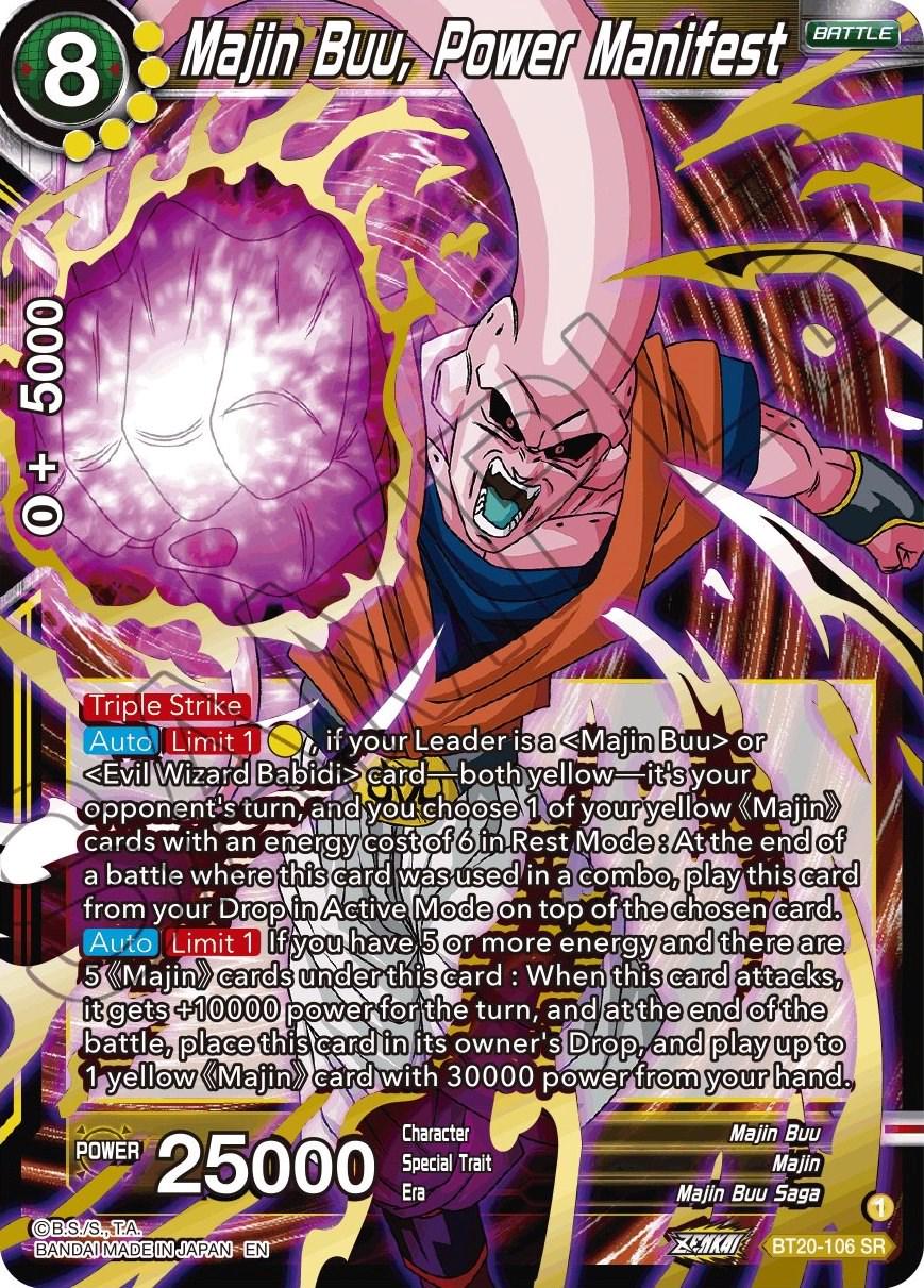 Majin Buu, Power Manifest BT20-106 Dragon Ball Super Power Absorbed