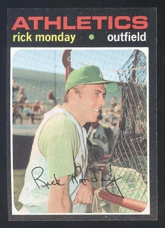 Rick Monday #135 Baseball Cards 1971 Topps