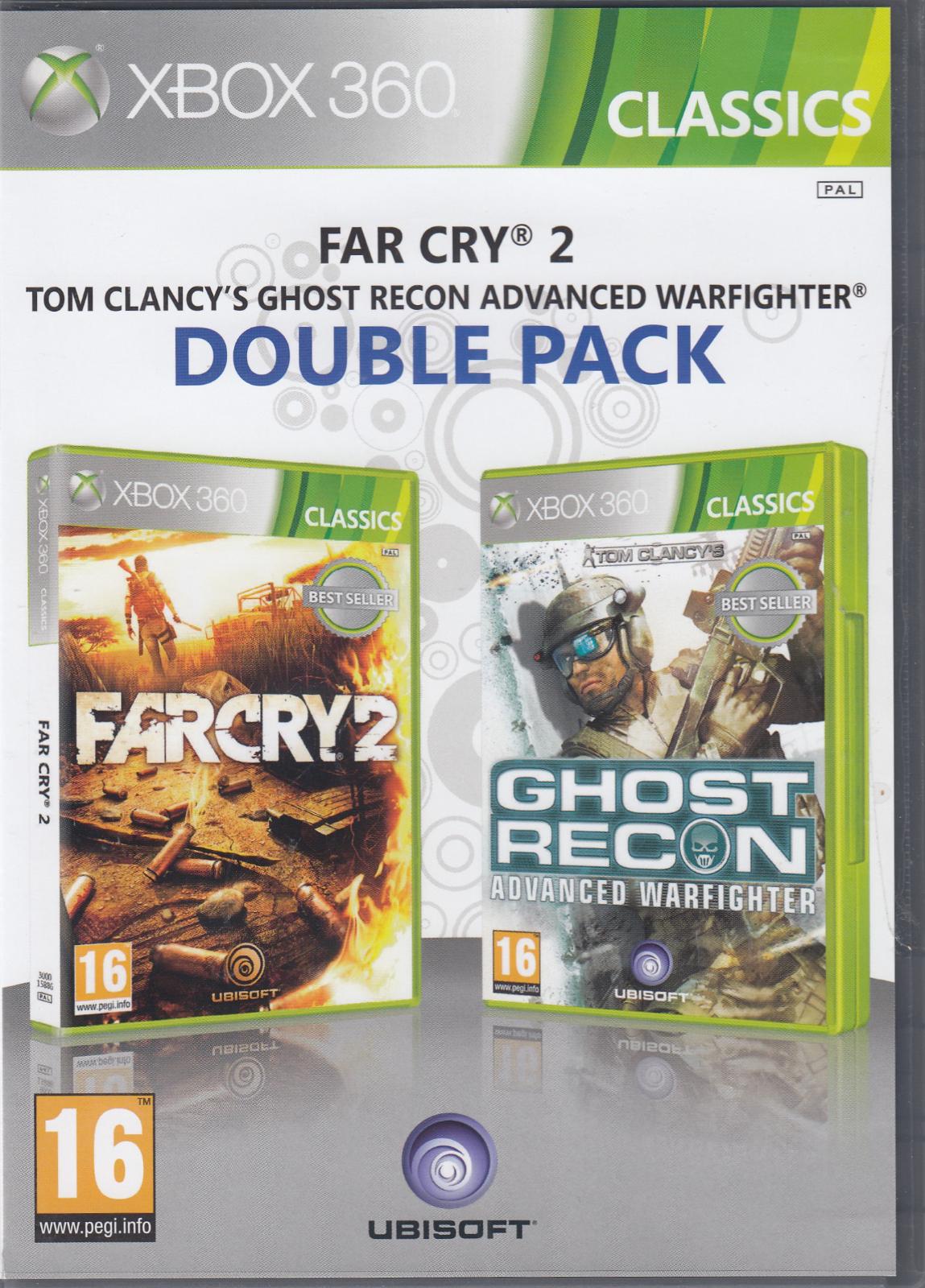 Far Cry 2 & Ghost Recon Advanced Warfighter Double Pack PAL Xbox 360