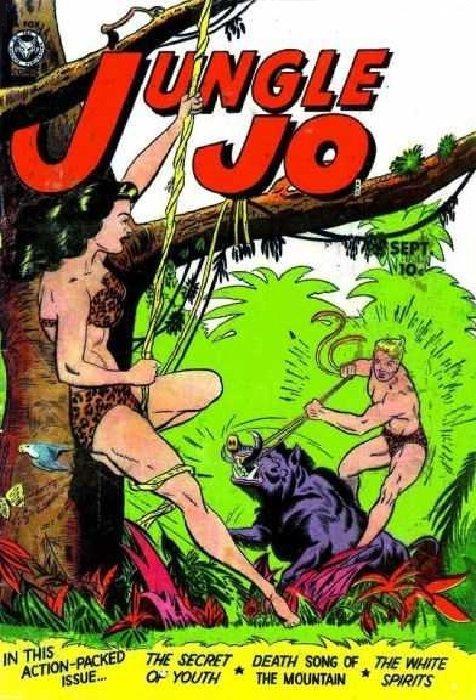 Jungle Jo #3 (1950) Comic Books Jungle Jo