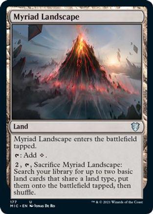 Myriad Landscape #177 Magic Midnight Hunt Commander