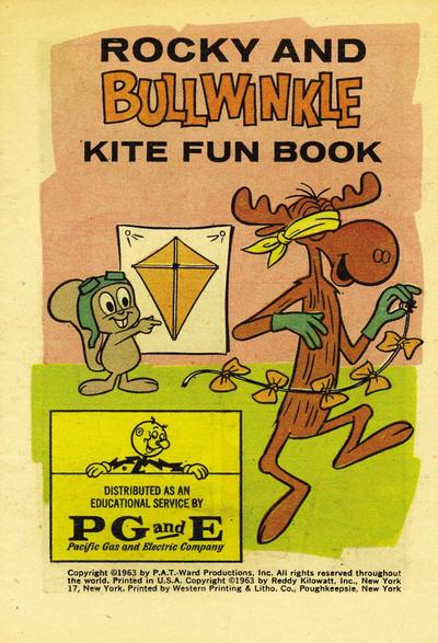 Rocky and Bullwinkle (1963) Comic Books Kite Fun Book