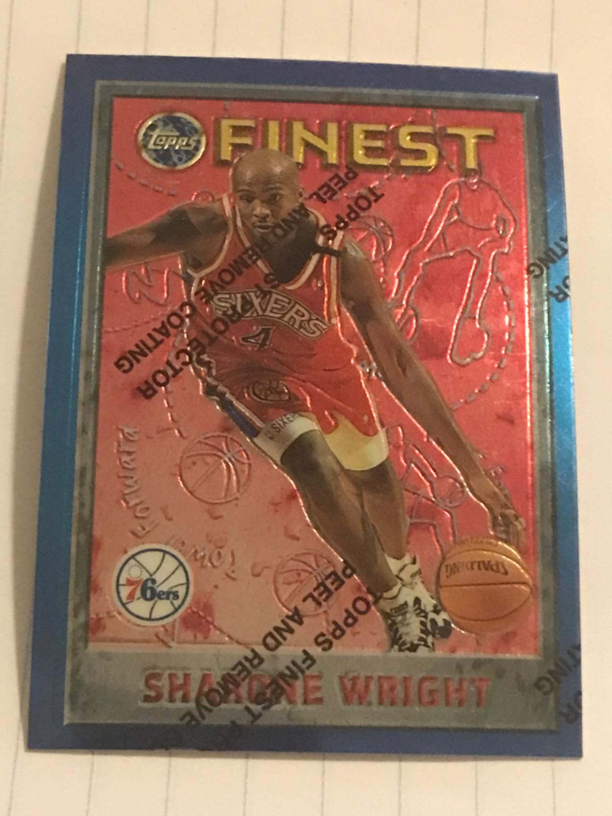 Sharone Wright #4 Basketball Cards 1995 Finest