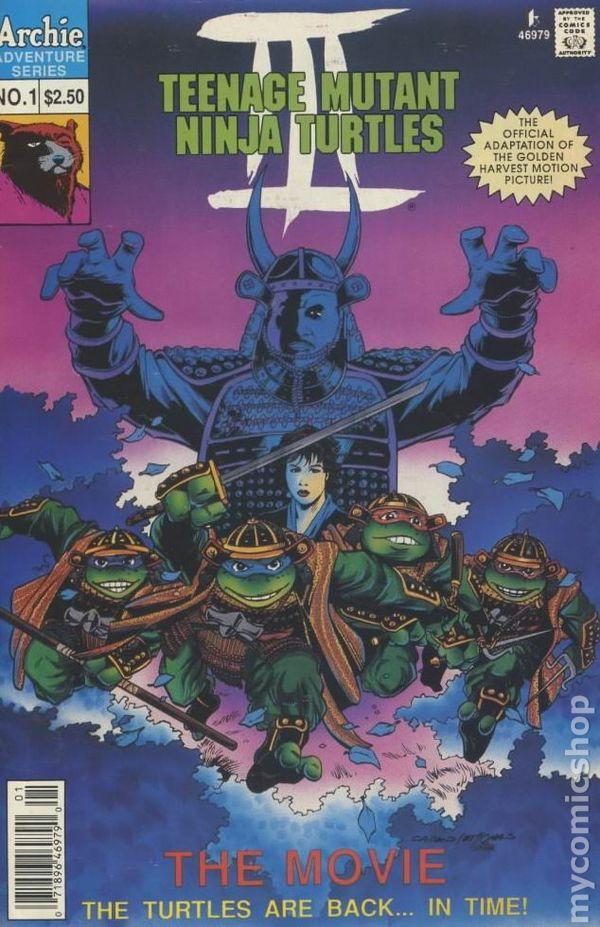 Teenage Mutant Ninja Turtles III The Movie: The Turtles are Back In Time #1 (1993) Comic Books Teenage Mutant Ninja Turtles: The Movie