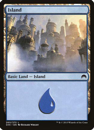 Island #260 Magic Magic Origins
