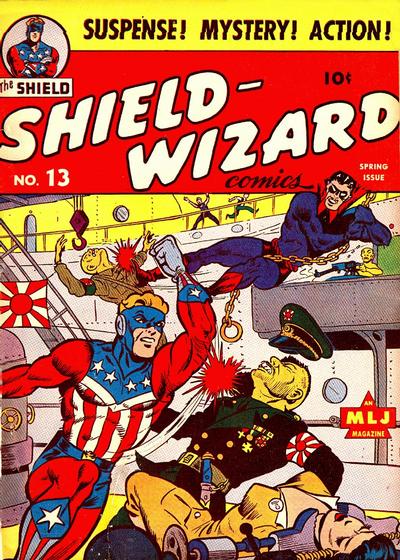 Shield-Wizard Comics #13 (1944) Comic Books Shield-Wizard Comics