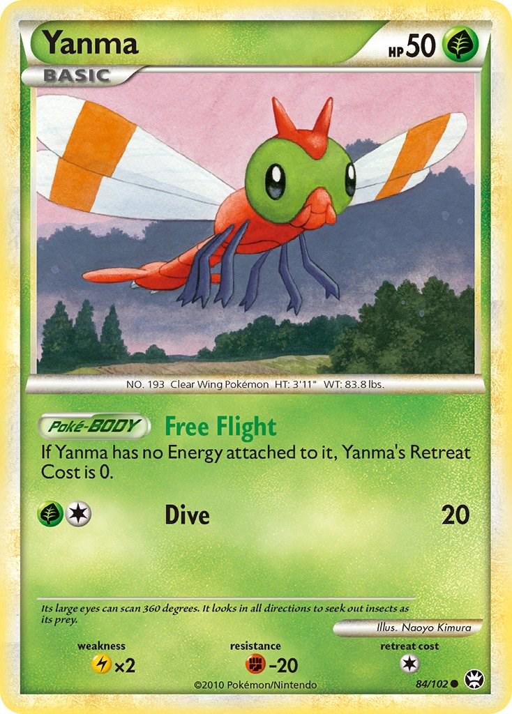 Yanma #84 Pokemon Triumphant