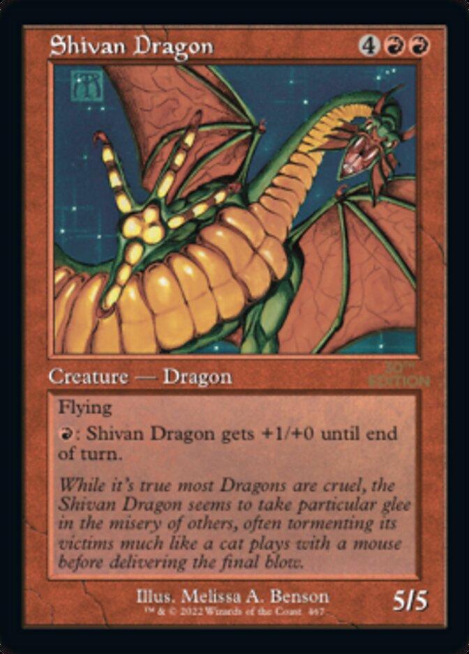 Shivan Dragon #467 Magic 30th Anniversary