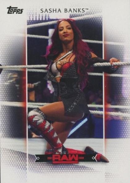 Sasha Banks #R-23 Wrestling Cards 2017 Topps WWE Women's Division