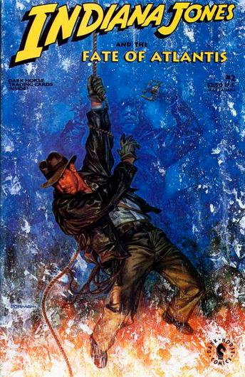 Indiana Jones and the Fate of Atlantis #2 (1991) Cover Art