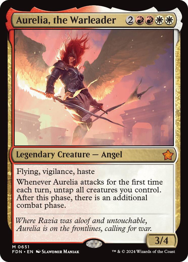 Aurelia, the Warleader #651 Magic Foundations