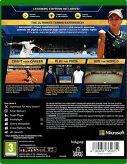 Cover (Back) | Matchpoint: Tennis Championships [Legends Edition] PAL Xbox Series X