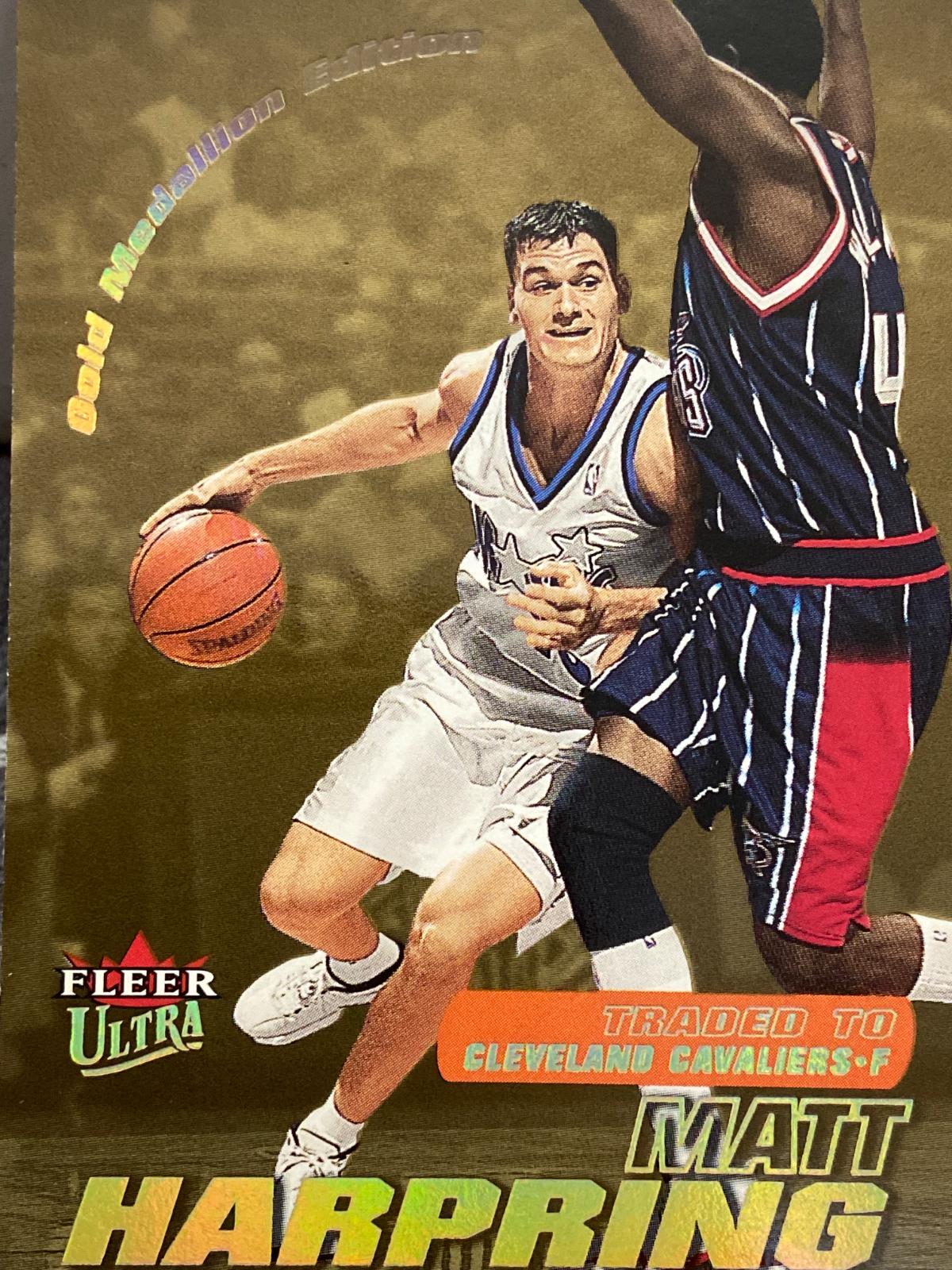 Matt Harpring #124G 2000 Ultra Gold Medallion Basketball
