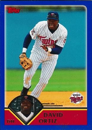 David Ortiz #26 Baseball Cards 2003 Topps