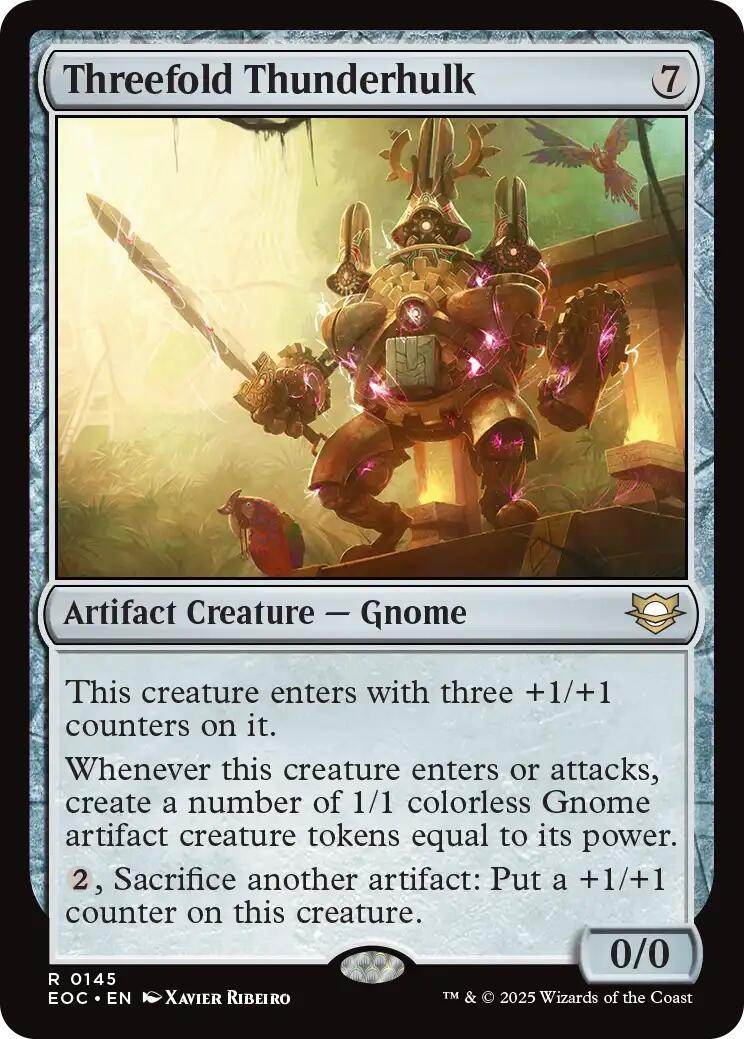Threefold Thunderhulk (Magic Edge of Eternities Commander)