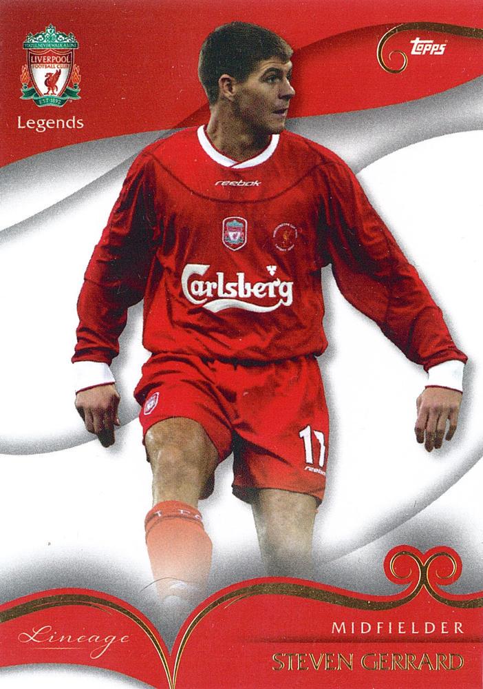 Steven Gerrard #45 2022 Topps Lineage Liverpool Soccer