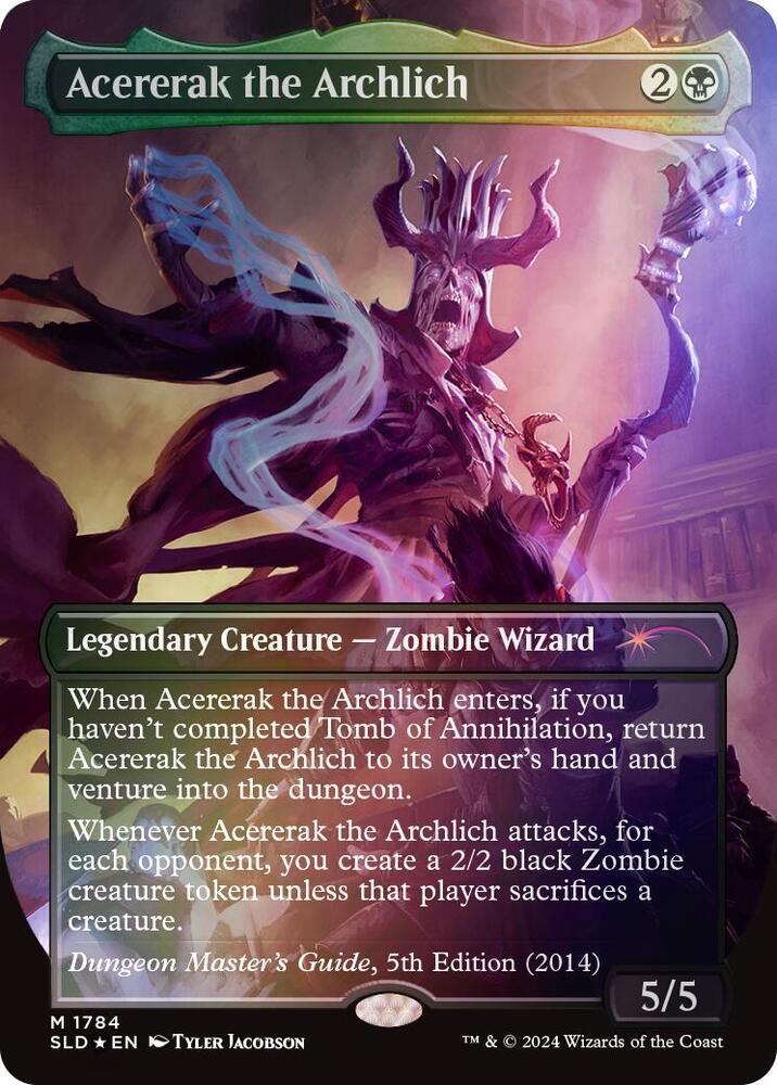 Acererak The Archlich [Rainbow Foil] #1784 Prices | Magic Secret 