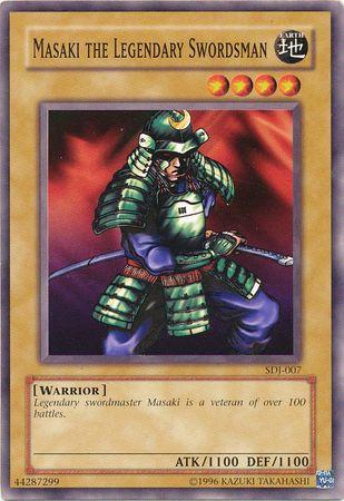 Masaki the Legendary Swordsman SDJ-007 YuGiOh Starter Deck: Joey