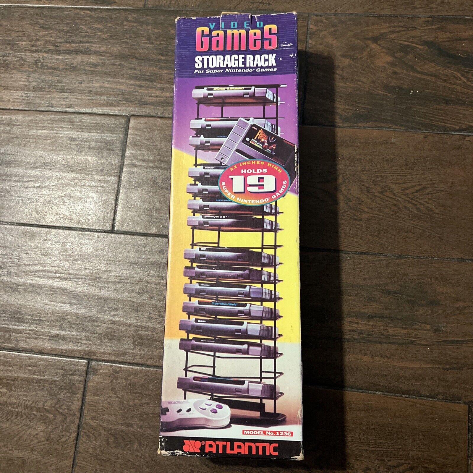 Atlantic Video Games Storage Rack Super Nintendo