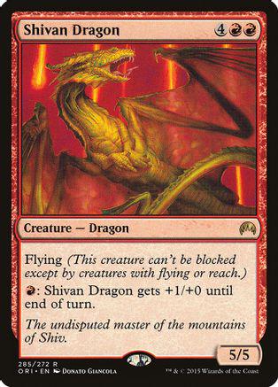 Shivan Dragon Magic Magic Origins
