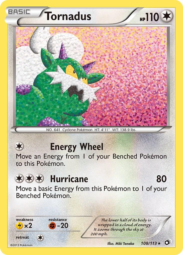 Tornadus #108 Pokemon Legendary Treasures