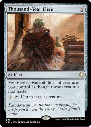 Thousand-Year Elixir Magic Commander 2021