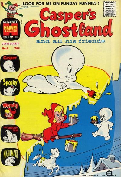 Casper's Ghostland #4 (1960) Comic Books Casper's Ghostland
