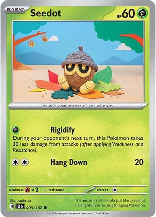 Seedot #3 Pokemon Temporal Forces