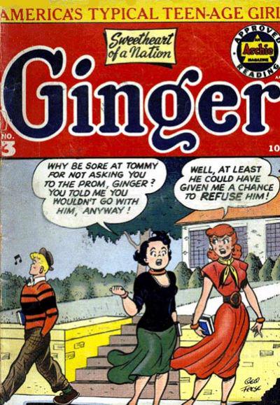Ginger #3 (1952) Comic Books Ginger