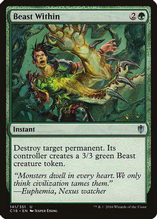 Beast Within Magic Commander 2016