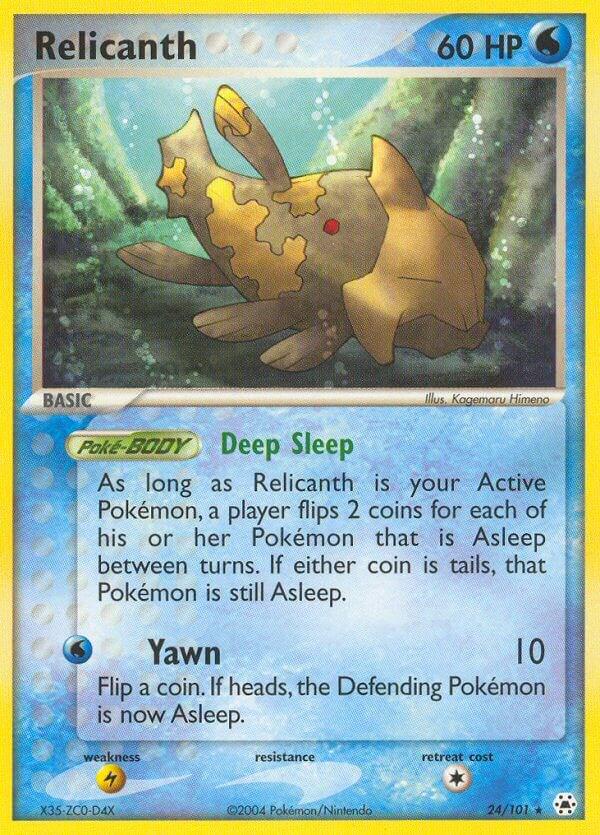 Relicanth #24 Pokemon Hidden Legends