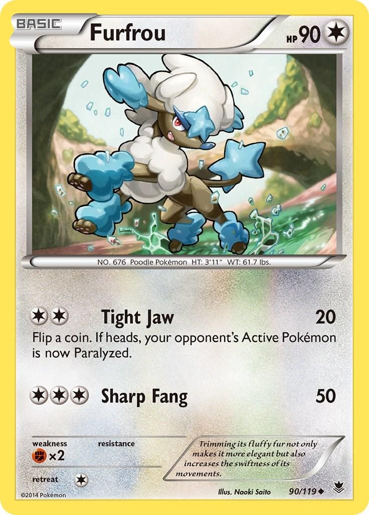 Furfrou #90 Pokemon Phantom Forces