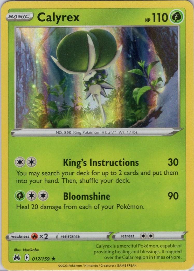 Calyrex #17 Pokemon Crown Zenith
