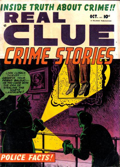 Real Clue Crime Stories #8 68 (1951) Comic Books Real Clue Crime Stories